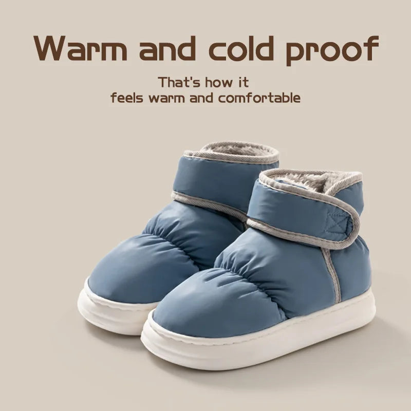 Manufacturer   Snow boots for women, new winter outerwear cotton shoes for men, winter plush anti slip waterproof cotton boots   boots