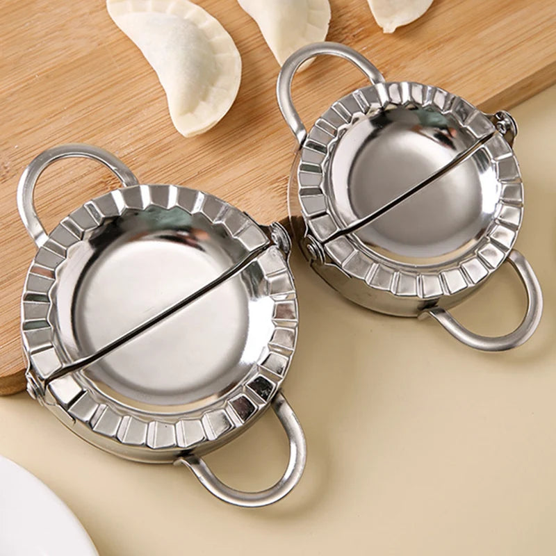 Manufacturer   Dumpling Maker Stainless Steel Dumpling Mold Empanadas Ravioli Maker Metal Dumplings Press Gyoza Mould Gadgets Kitchen Utensils   kitchen gadgets