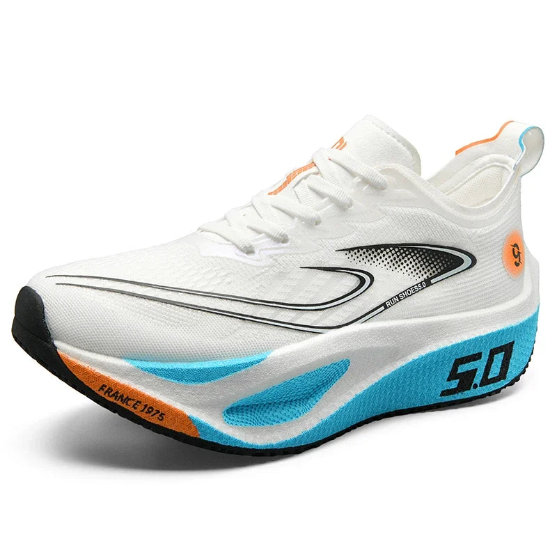 Manufacturer   Unisex  Full Carbon Plate Running Shoes Professional Marathon Racing Lightweight Bounce Cushion Breathable Sports Sneakers    Sneakers