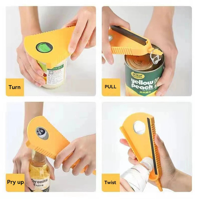 manufacturer  Can Opener Multifunctional Bottle Opener Jar Opener for Beer Coke Jam Beverage   Kitchen gadgets