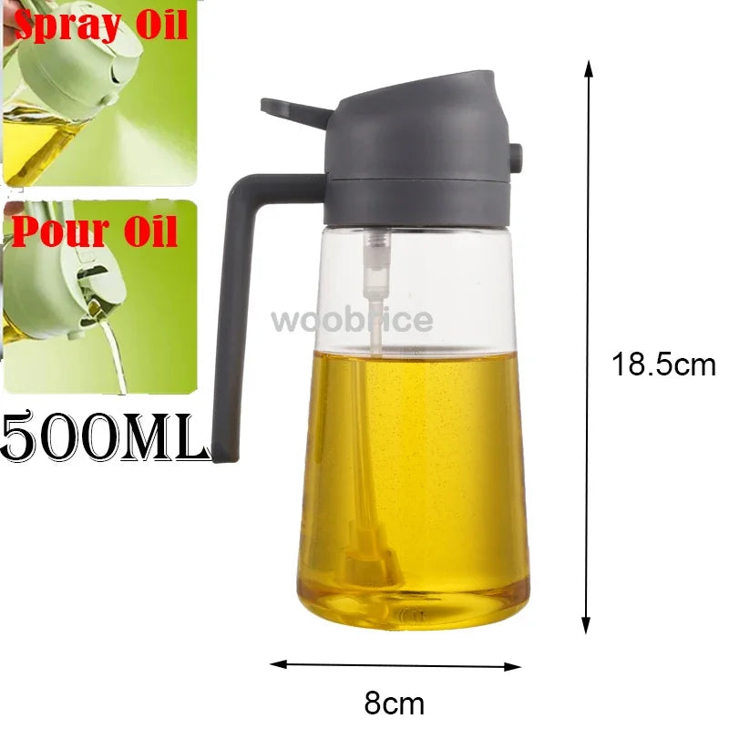 manufacturer  Olive Oil Spray Bottle for Oil Bottle Pouring for Cooking Oil Spices Camping Dispenser with Automatic Lid Spice Shaker   Kitchen gadgets