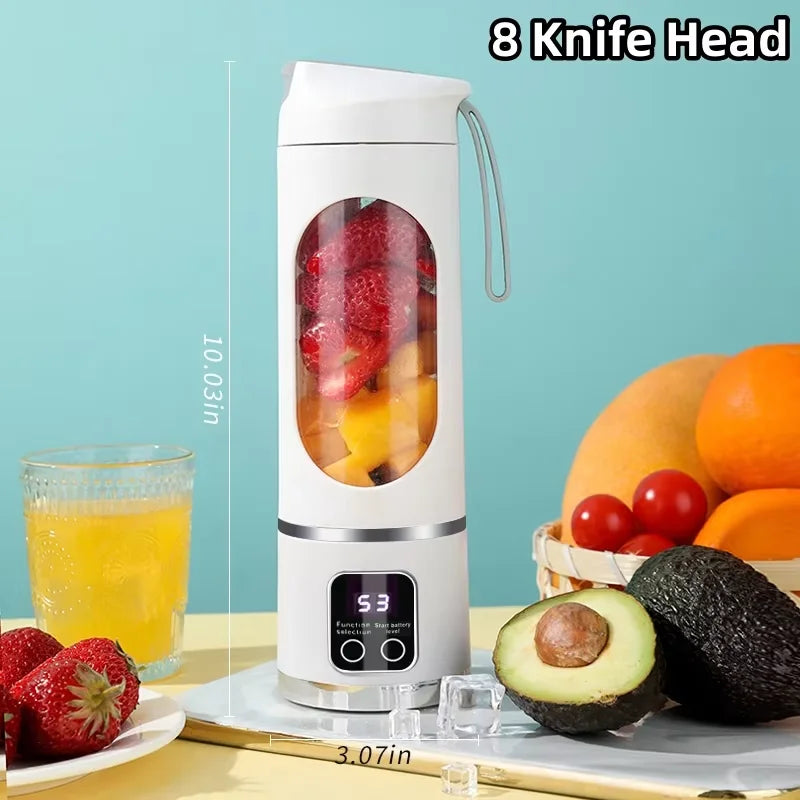Manufacturer      New Household Charging MINI Crushed Ice Electric Juicer Powerful Motor 450ML Large Capacity Digital Display Juice Cup     Kitchen gadgets