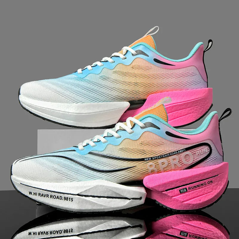 Manufacturer   New Men's Carbon Plate Sneakers Outdoor Soft Sole Mesh Sports Shoes Running Shoes Light Anti-Slip Casual Couple Tennis Shoes    Sneakers