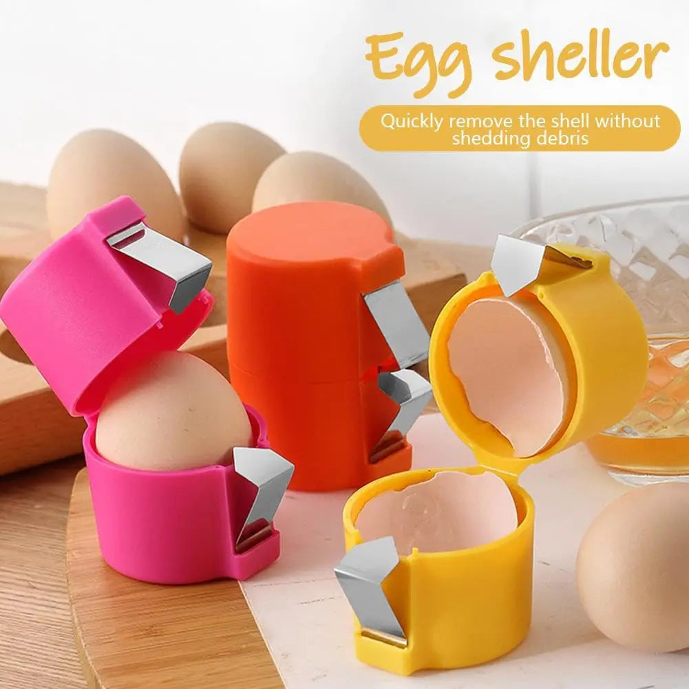 manufacturer  1/2pcs Egg Shell Opener Set Handheld Raw Egg Cracker Multifunctional Egg Breaker Food-Safe Kitchen Gadget for Cooking Camping   Kitchen gadgets