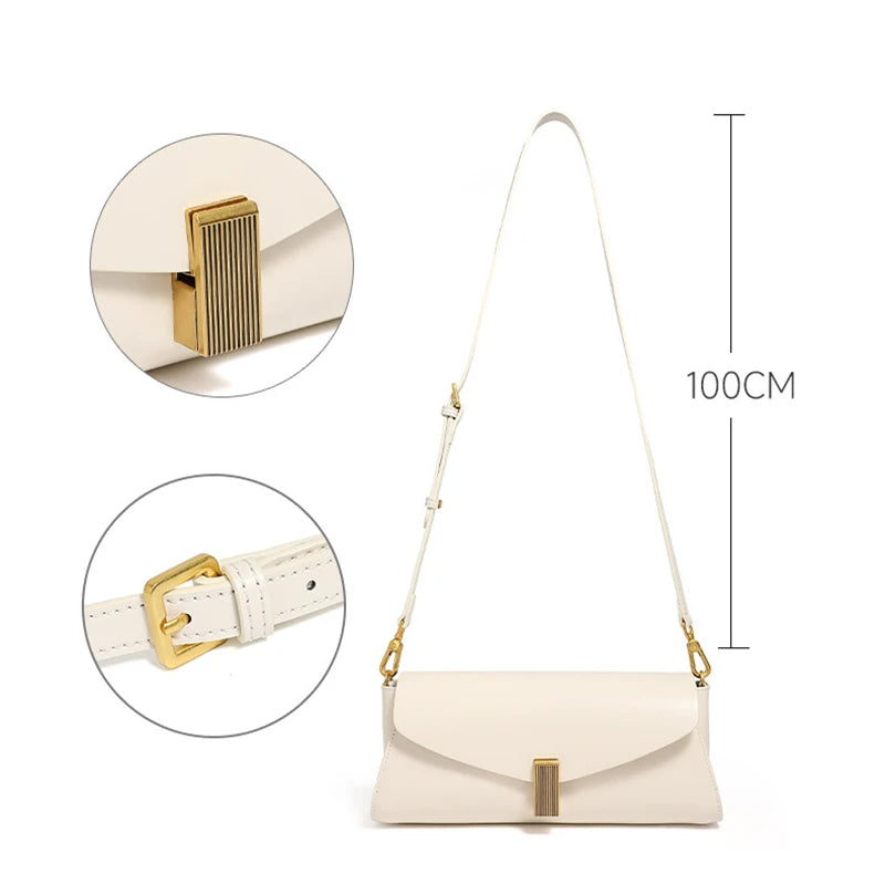 New Trendy Versatile Girls Crossbody Shoulder Bag Women's Commuting Armpit Bag Female Messenger Daily Handbag for Ladies