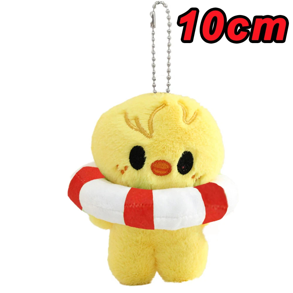 New KPOP Skzoo Plush Keychain Korean Ide Pendant Toy Keychain Fan Collection Giftsol Felix HyunJin Jisung Plush Cartoon
