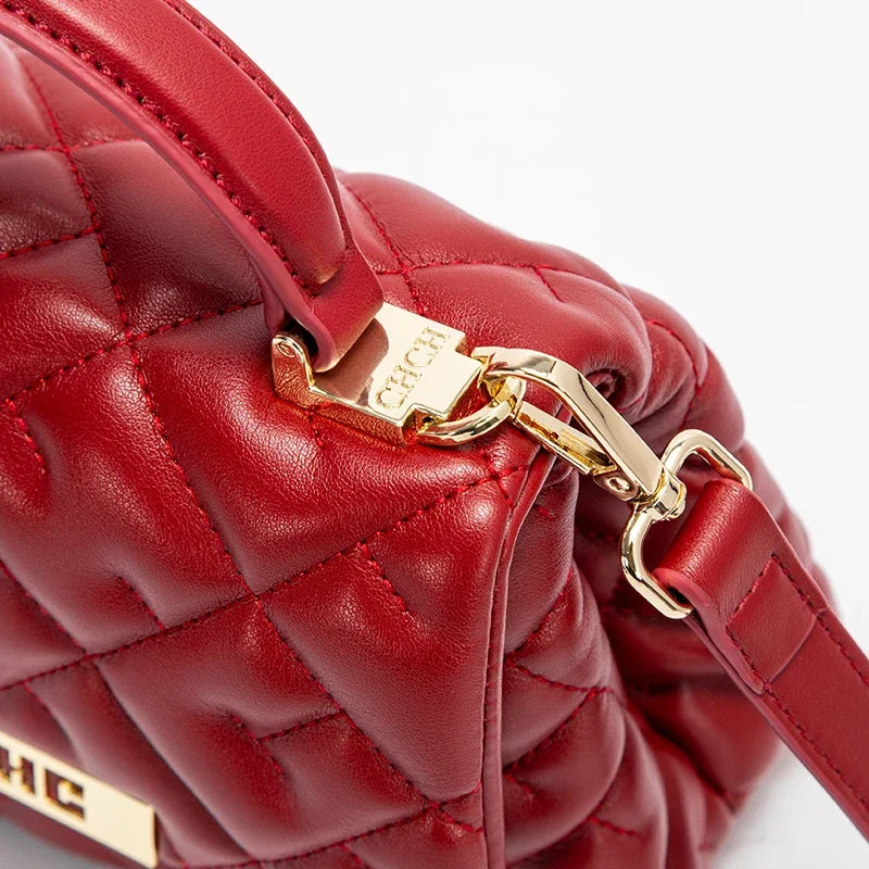 Fashionable Classic New Women's  Crossbody Bag PU Material Solid Color Letter Element Women's Shoulder Bag