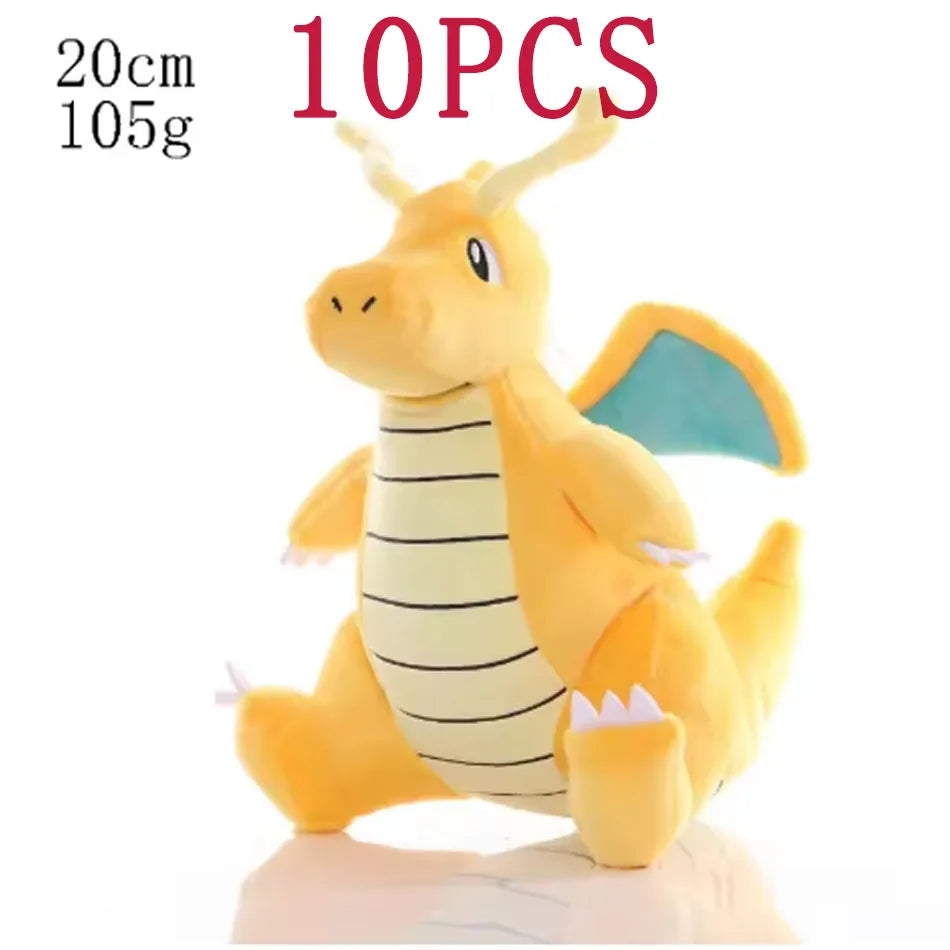 10PCS 20cm Pokemon Stuffed Plush Toy Kawaii Pikachu  Anime Doll Kids Birthday Kawaii Cute Soft Children Stuffed Plush