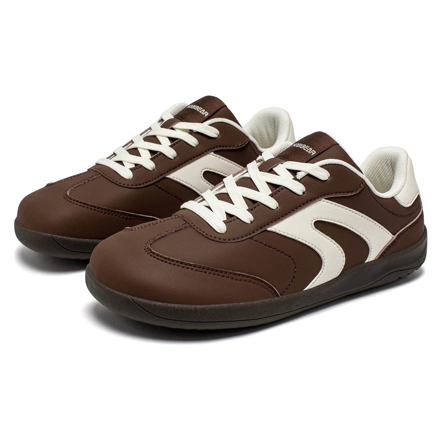 Manufacturer   HOBIBEAR Wide Toe Shoes Unisex Artificial Leather Barefoot Sneakers Casual Retro Zero Drop Shoes for Women Men    Sneakers