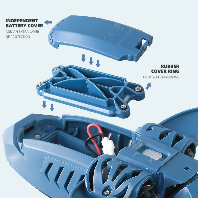 RC Shark Spray Water Electric Whale Kids Toy Remote Control Dolphin Animal Bath Tub Pool Simulation Submarine Fish Game