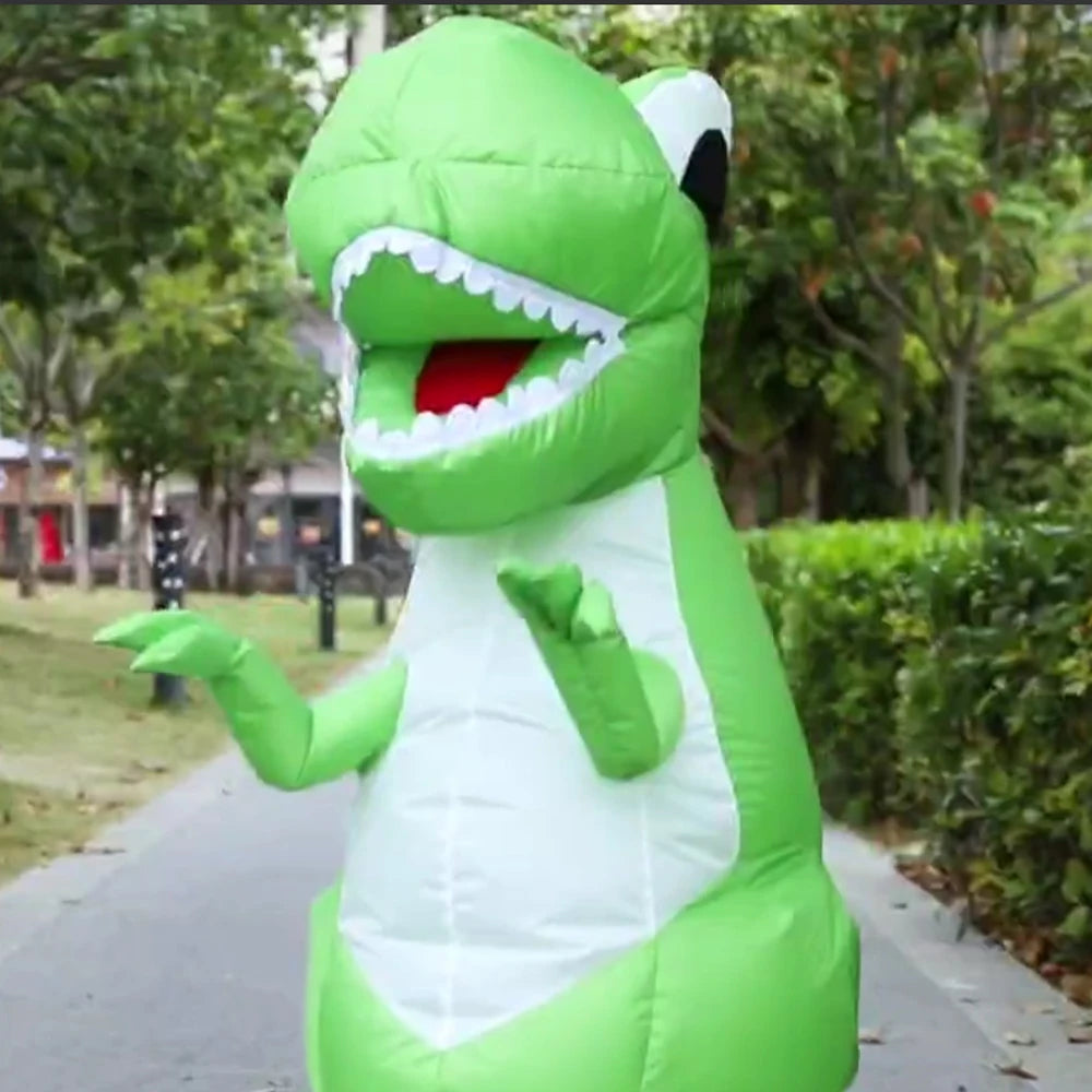 Rc Animal 2.4Ghz Rc Inflatable Dinosaur Dinosaur Remote Control Toy Halloween Party Children's Gift 360°Rotation Toys Hobbies