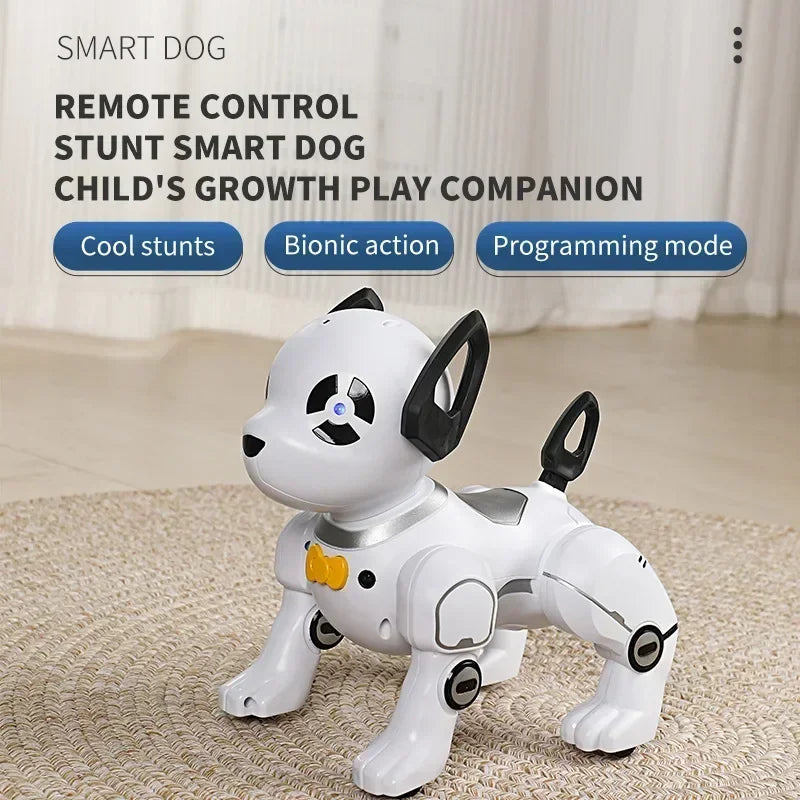 NEW Pankeda Y8359 lectronic Animal Pets RC Robot Dog Voice Remote Control Toys Music Song Toy for Kids RC Toy Birthday Gift