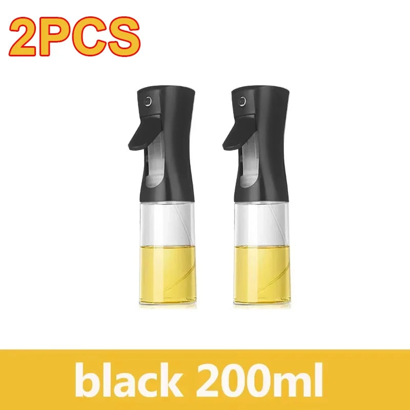 manufacturer  200/300/500ml Oil Spray Bottle BBQ Cooking Olive Oil Sprayer Plastic Baking Oil Spray Empty Bottle Vinegar Bottle Or  Oil brush   Kitchen gadgets