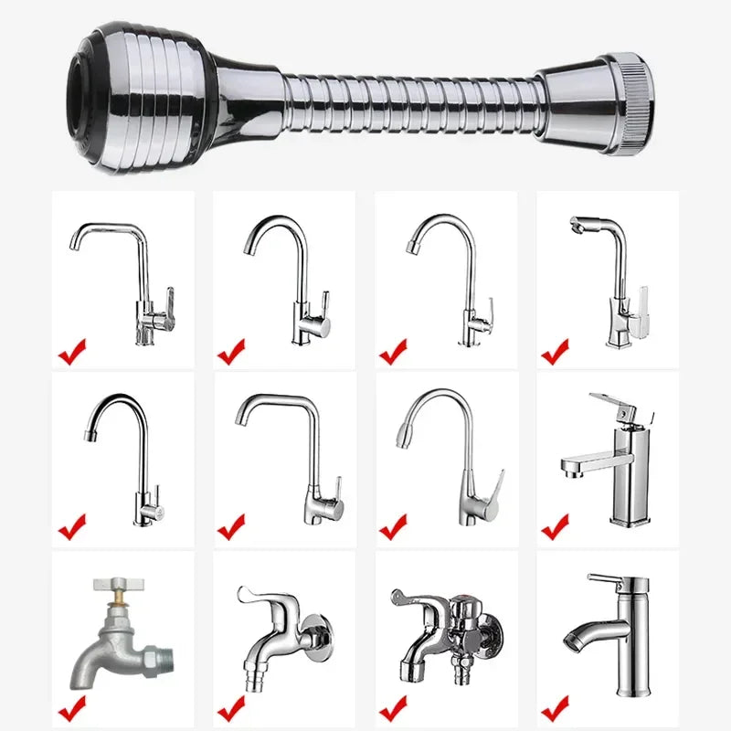 Manufacturer   Kitchen Gadgets 2 Modes 360 Rotatable Bubbler High Pressure Faucet Extender Water Saving Bathroom Kitchen Accessories Supplies   kitchen gadgets