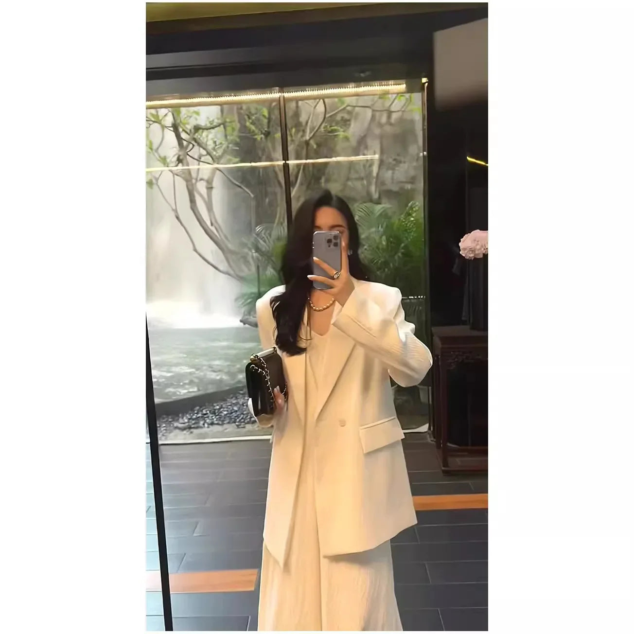 Plus Size Plus Size Women's Clothing Set Long Dress Suit Jacket Slimming 2-Piece Set For Spring And Autumn Large Size Fashion  suits