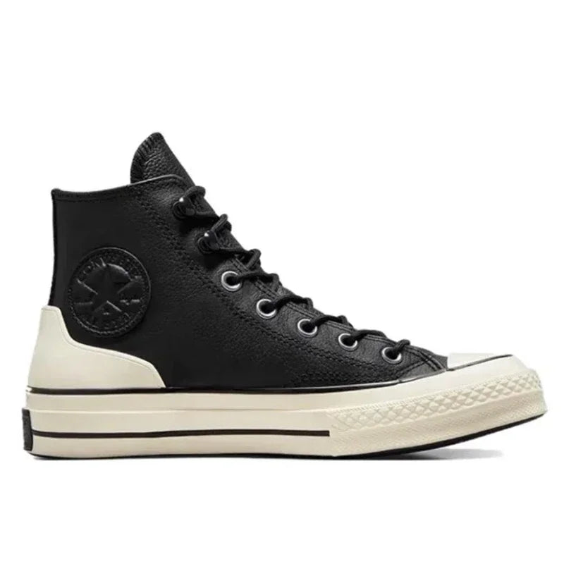 Manufacturer   Converse Chuck 70 Leather Men Women High Casual Shoes Black White Comfortable Sports Skateboard Sneakers    Sneakers