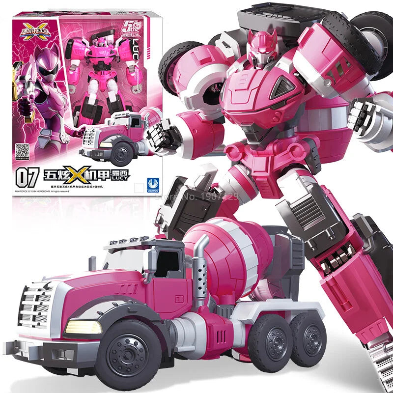 Mini Force Super Dinosaur Power Transformation Robot Toys Action Figures MiniForce X Simulation Car Deformation Airplane Toy