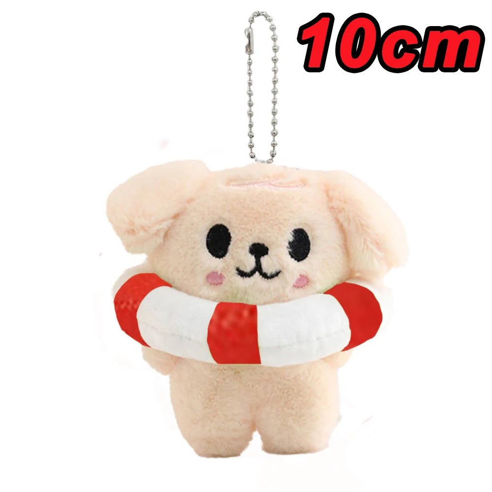 New KPOP Skzoo Plush Keychain Korean Ide Pendant Toy Keychain Fan Collection Giftsol Felix HyunJin Jisung Plush Cartoon