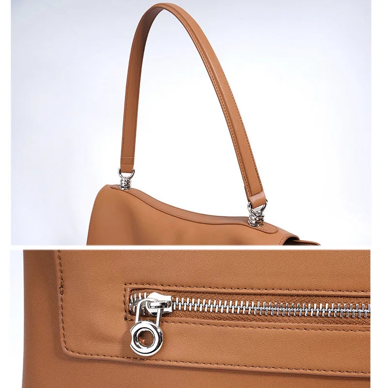 Summer Women's Raffia Woven Tote Bag Split Leather Crossbody Straw Messenger Bag Grass Weaving Shoulder Bag for Ladies New
