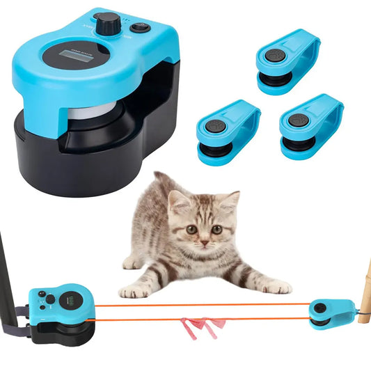 Cat Running Wheel Interactive Cat Toy,Cat Wheel Exerciser Cat Running Treadmill for Indoor Adjustable Speed Simulated Interactiv