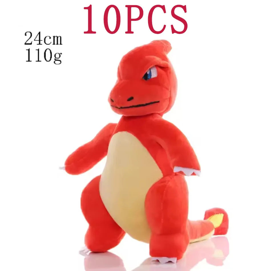 10PCS 20cm Pokemon Stuffed Plush Toy Kawaii Pikachu  Anime Doll Kids Birthday Kawaii Cute Soft Children Stuffed Plush