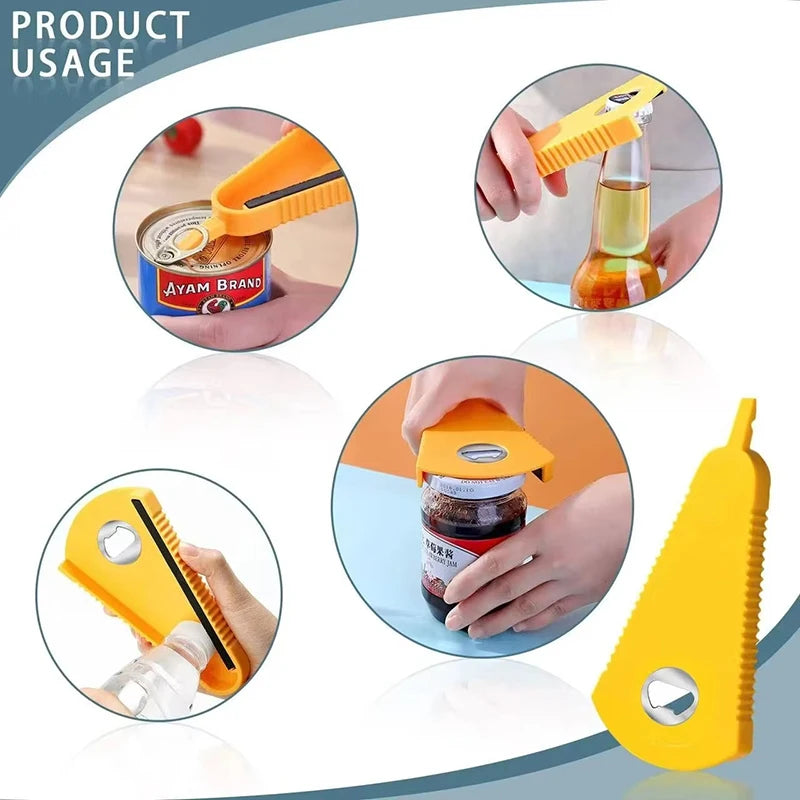 manufacturer  Can Opener Multifunctional Bottle Opener Jar Opener for Beer Coke Jam Beverage   Kitchen gadgets