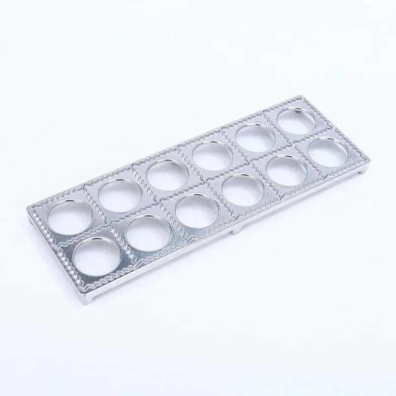 Manufacturer      New Italian Dumpling Mold 12 Hole Dumpling Mold Aluminum Alloy Dumpling Grinding Tool Kitchen Small Tool     Kitchen gadgets