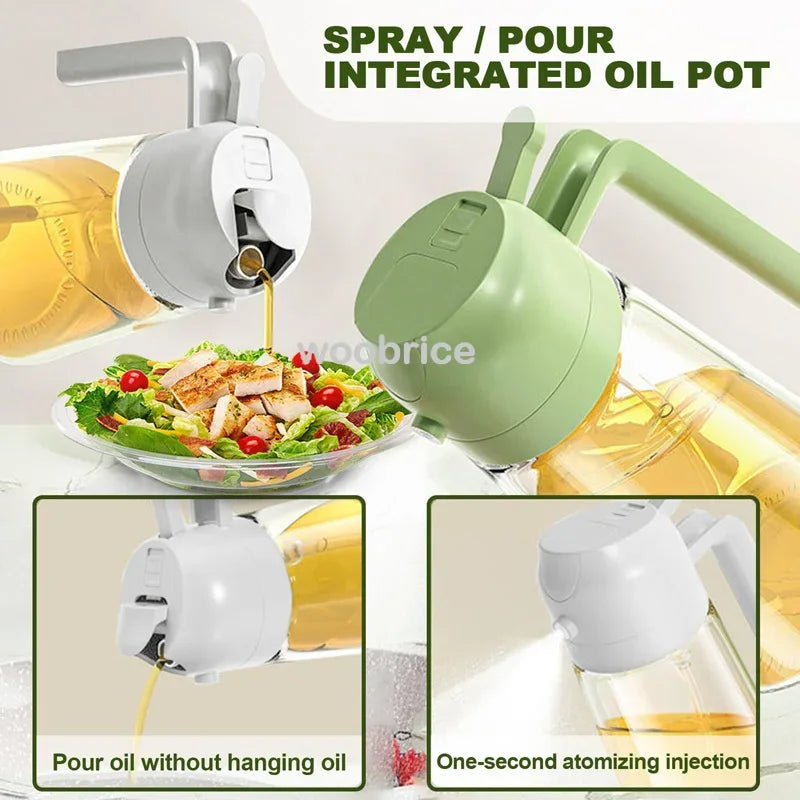 manufacturer  Olive Oil Spray Bottle for Oil Bottle Pouring for Cooking Oil Spices Camping Dispenser with Automatic Lid Spice Shaker   Kitchen gadgets