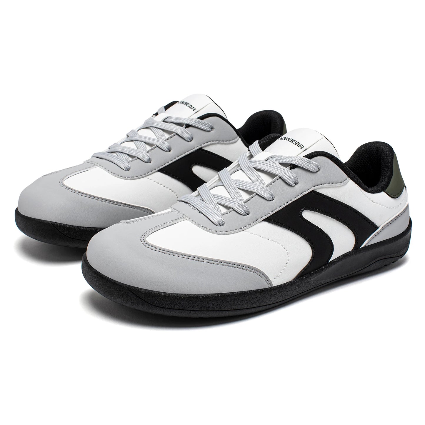 Manufacturer   HOBIBEAR Wide Toe Shoes Unisex Artificial Leather Barefoot Sneakers Casual Retro Zero Drop Shoes for Women Men    Sneakers