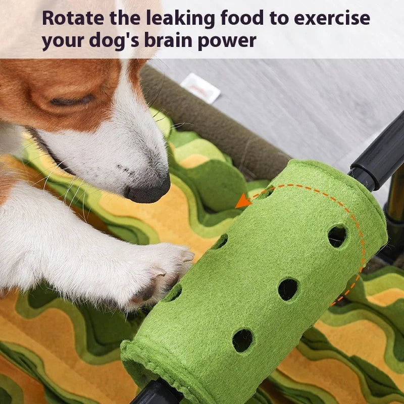 Dog toy rotating leaking food sniffing pad dog hiding food self-indulgence toy  dog toy