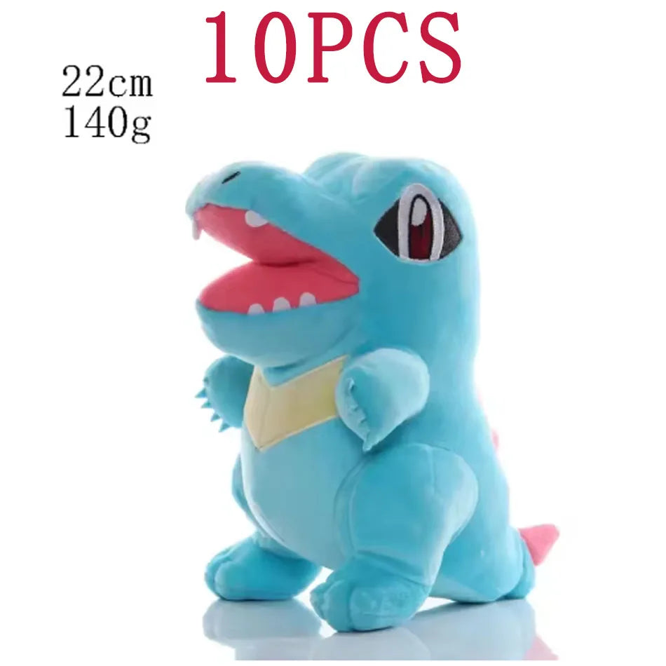 10PCS 20cm Pokemon Stuffed Plush Toy Kawaii Pikachu  Anime Doll Kids Birthday Kawaii Cute Soft Children Stuffed Plush