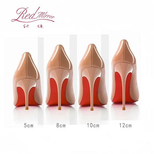 Manufacturer   Heels For Women shoes woman Red Shiny Bottoms Pumps black Matte High Heels Pointed Toe Stiletto Designer Ladies shoes 12cm   Pumps