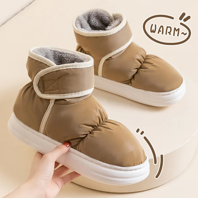 Manufacturer   Snow boots for women, new winter outerwear cotton shoes for men, winter plush anti slip waterproof cotton boots   boots