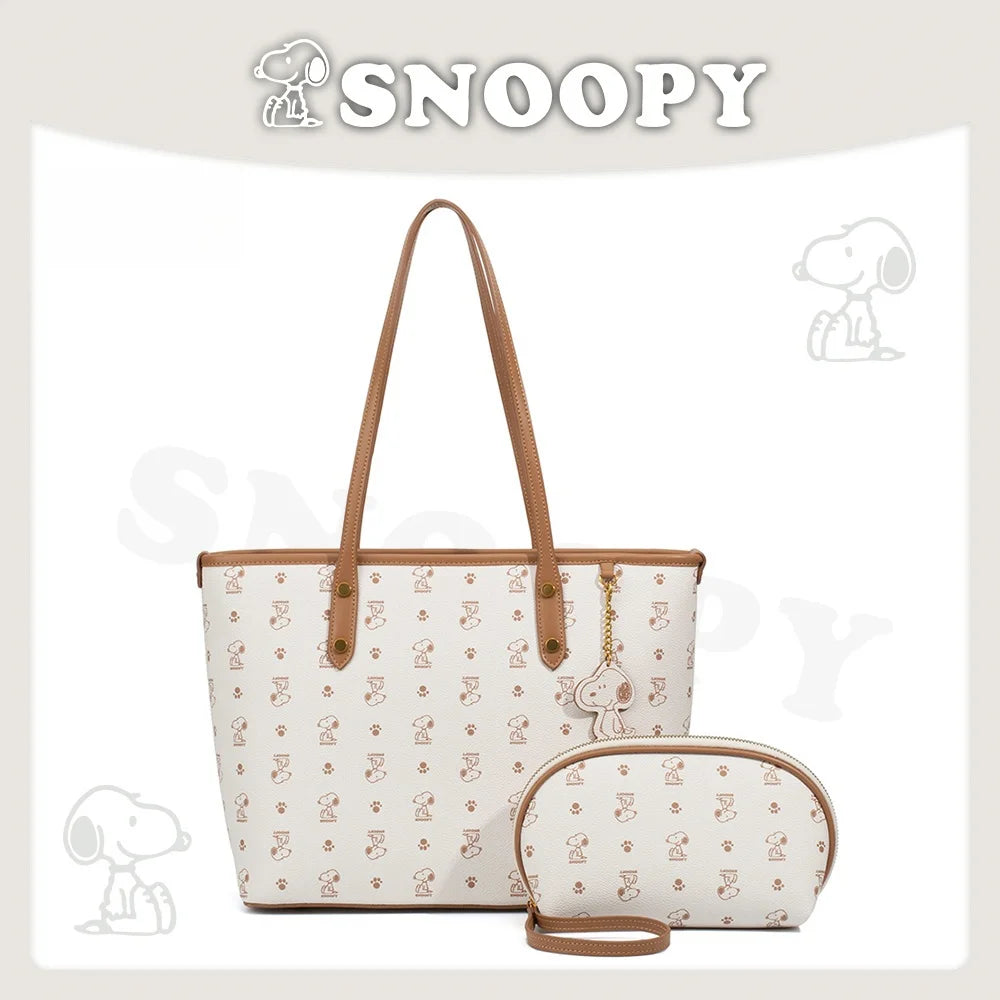 Snoopy Large Capacity Tote Bag  New Bag Handheld Women's Bag Commuting Shoulder Bag Brand Drop Shipping Crossbody