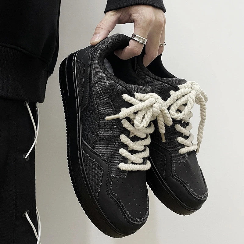 Manufacturer   Winter Men's Casual Skate oes Bread Design ular Brand Hong Kong Sle High Sensation Cool Look Low Top Sport Sneakers    Sneakers