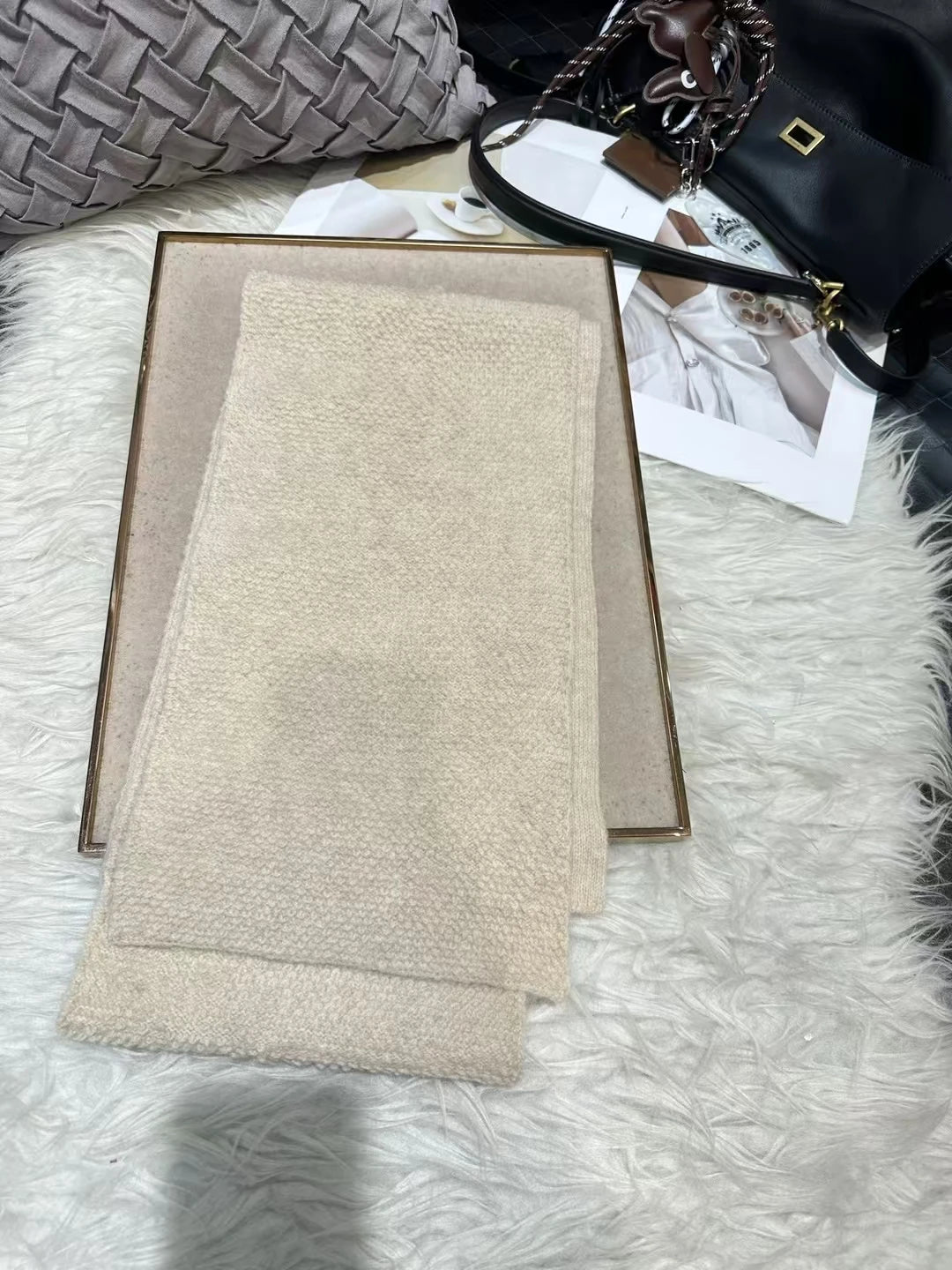 Winter 100% Wool Scarves Pashmina Thicken New Solid Color Men Women Universal Style Brand Neck Headscarves Grey,Khaki,Beige