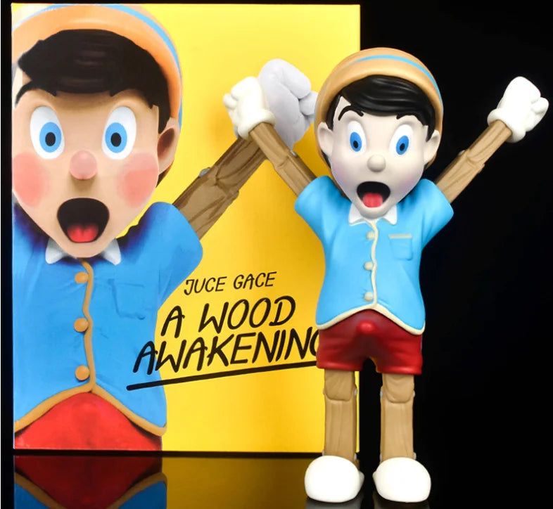 Puppet Show Prank Figure Pinocchio Funny Trendy Toy Collectible Anime Surroundings Action  Collectible Dolls Anime Surrounding