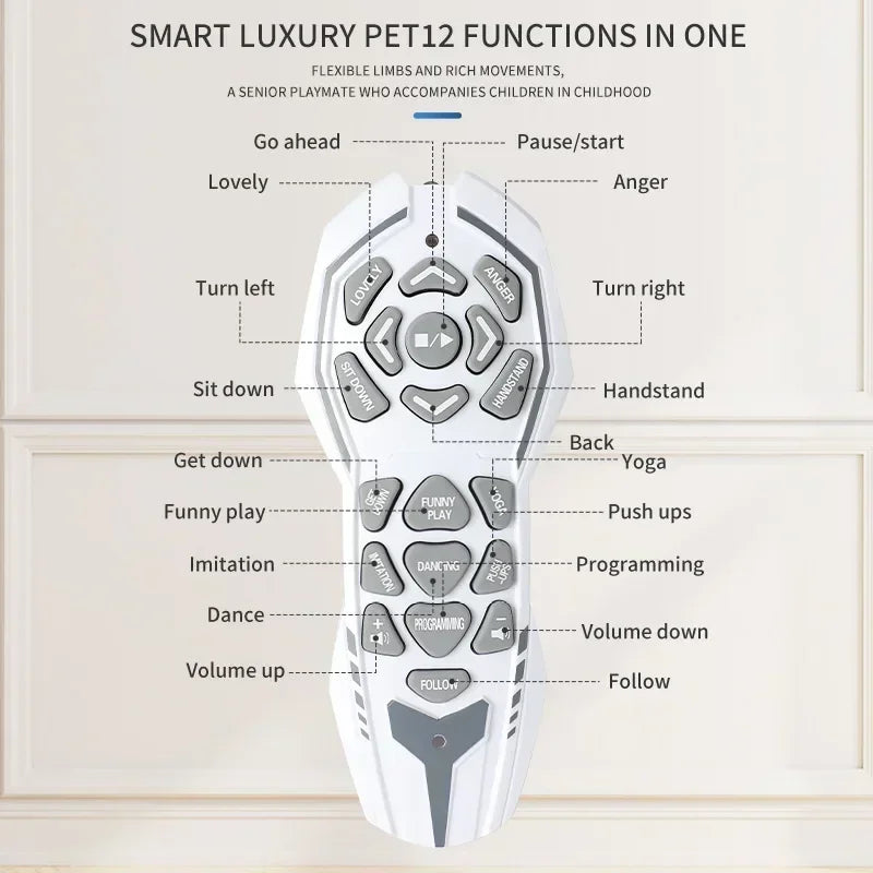 NEW Pankeda Y8359 lectronic Animal Pets RC Robot Dog Voice Remote Control Toys Music Song Toy for Kids RC Toy Birthday Gift