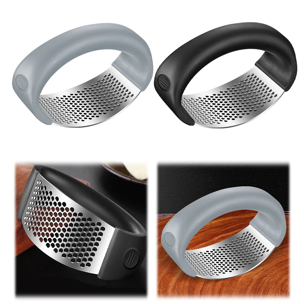 Manufacturer    Stainless Steel Garlic Masher Manual Garlic Chopper Curve Garlic Press Crusher for Fruit Vegetable Kitchen Gadget Accessories     Kitchen gadgets