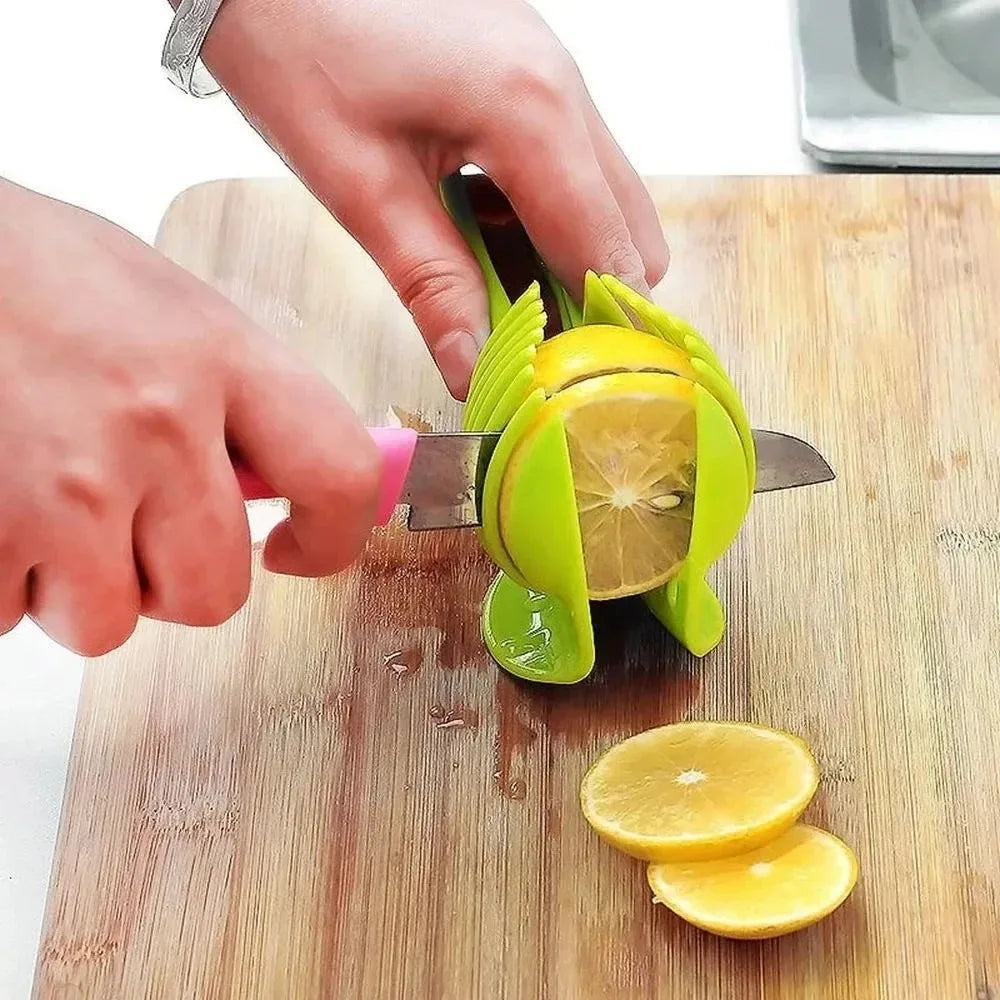 manufacturer  Kitchen Handheld Orange Lemon Slicer Tomato Cutting Clip Fruit Slicer Onion Slicer KitchenItem Cutter Accessorie   Kitchen gadgets