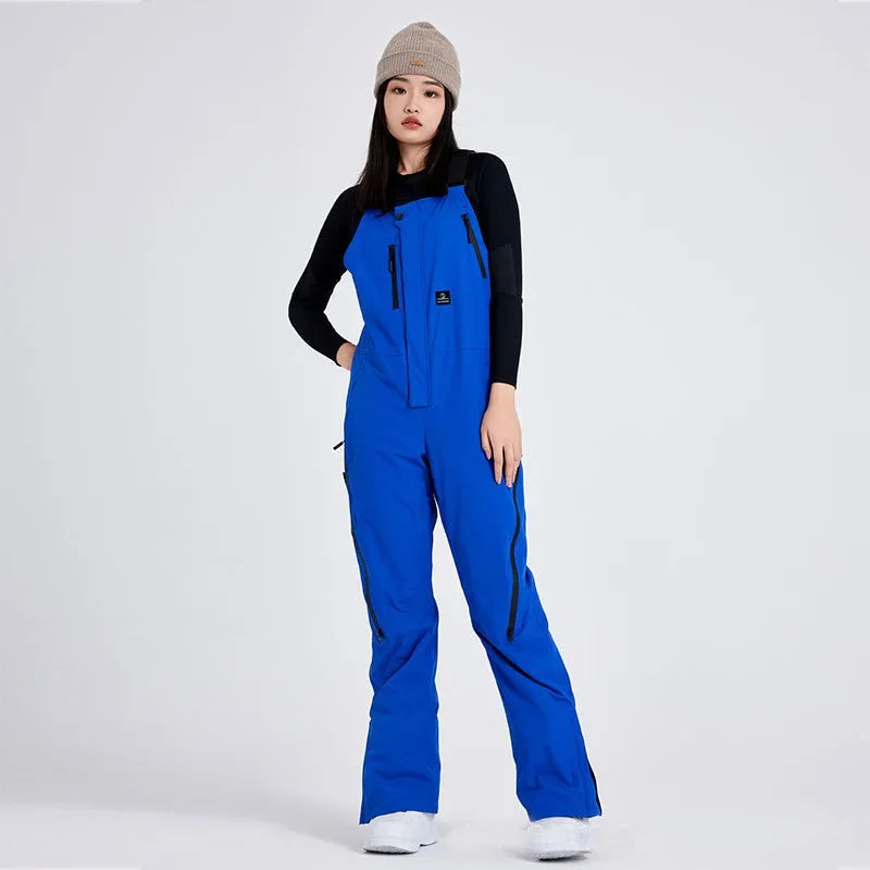 New Women's Outdoor Leisure Loose Sports Snow Pants Men's Single Board Windproof Waterproof Breathable Warm Ski Pant