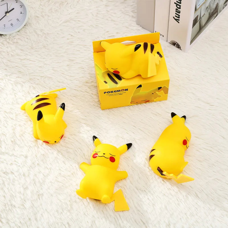 Pikachu Night Light Glowing Children Toy Pokemon Pikachu Cute Bedside Lamp Children's Birthday Christmas Present