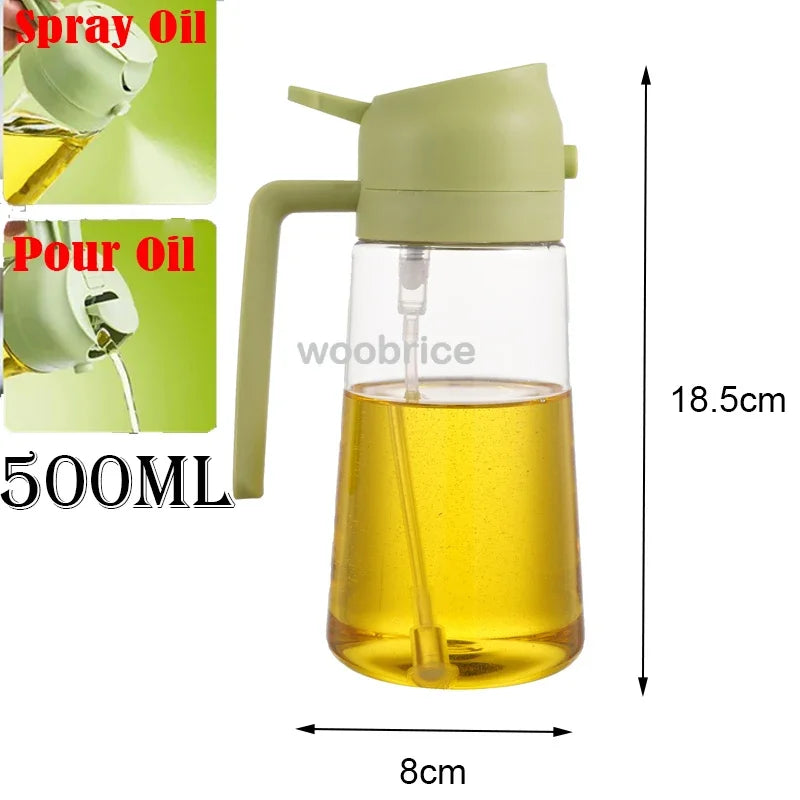 manufacturer  Olive Oil Spray Bottle for Oil Bottle Pouring for Cooking Oil Spices Camping Dispenser with Automatic Lid Spice Shaker   Kitchen gadgets