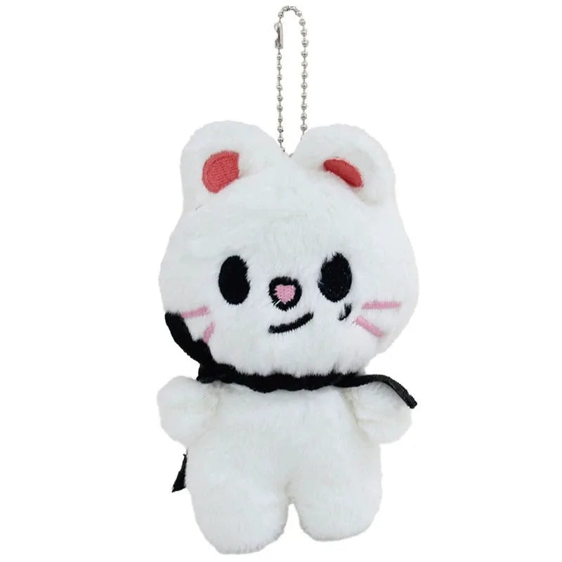 New KPOP Skzoo Plush Keychain Korean Ide Pendant Toy Keychain Fan Collection Giftsol Felix HyunJin Jisung Plush Cartoon