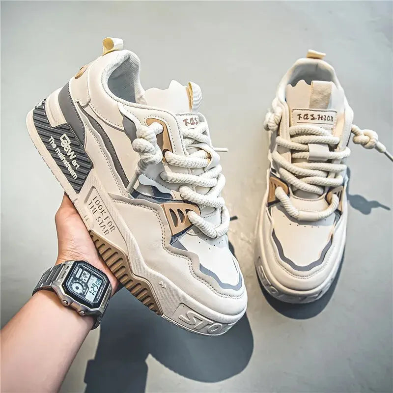 Manufacturer   Men's Trendy Skate Shoes, Comfy Non Slip Casual Lace Up Sneakers For Men's Outdoor Activities    Sneakers