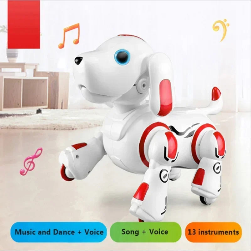 837 Remote Control Dog Electronic Interactive Programmable & Smart Dancing RC Robotic Puppy Pets Toys Kid Gift Christmas robot