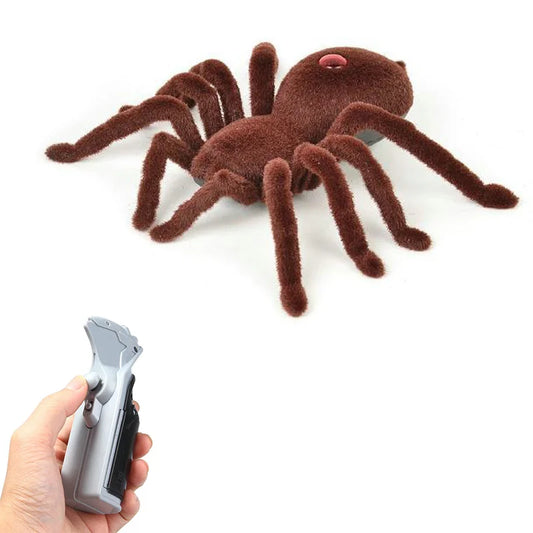 Free Shipping High Quality Halloween Remote Control 11 2CH Infrared Realistic RC Spider Toy Prank Gift Gags Practical Jokes