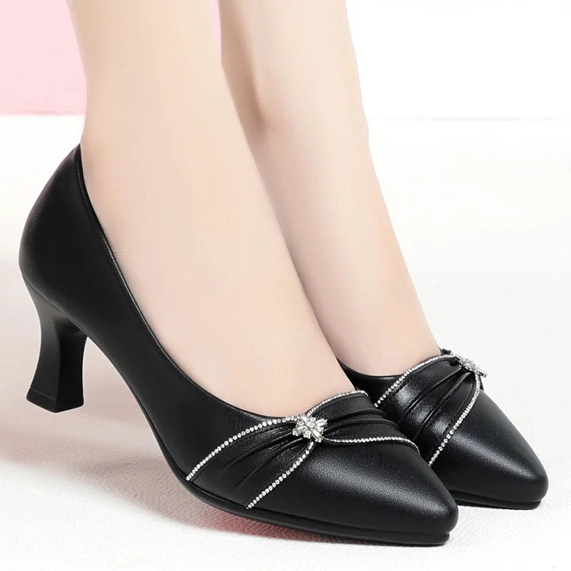 Manufacturer  New Women's High Heels Women's Shoes Korean Version Pointed Toe Shallow Mouth Women's Stiletto Shoes   Pumps
