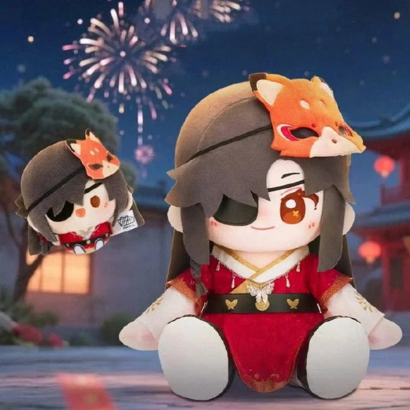 Pre-Sale Tian Guan Ci Fu Fireworks Yearly Series Hua Cheng Birth Limited Huhu 40cm Cotton Doll Plush Hanging Cute Push Toys