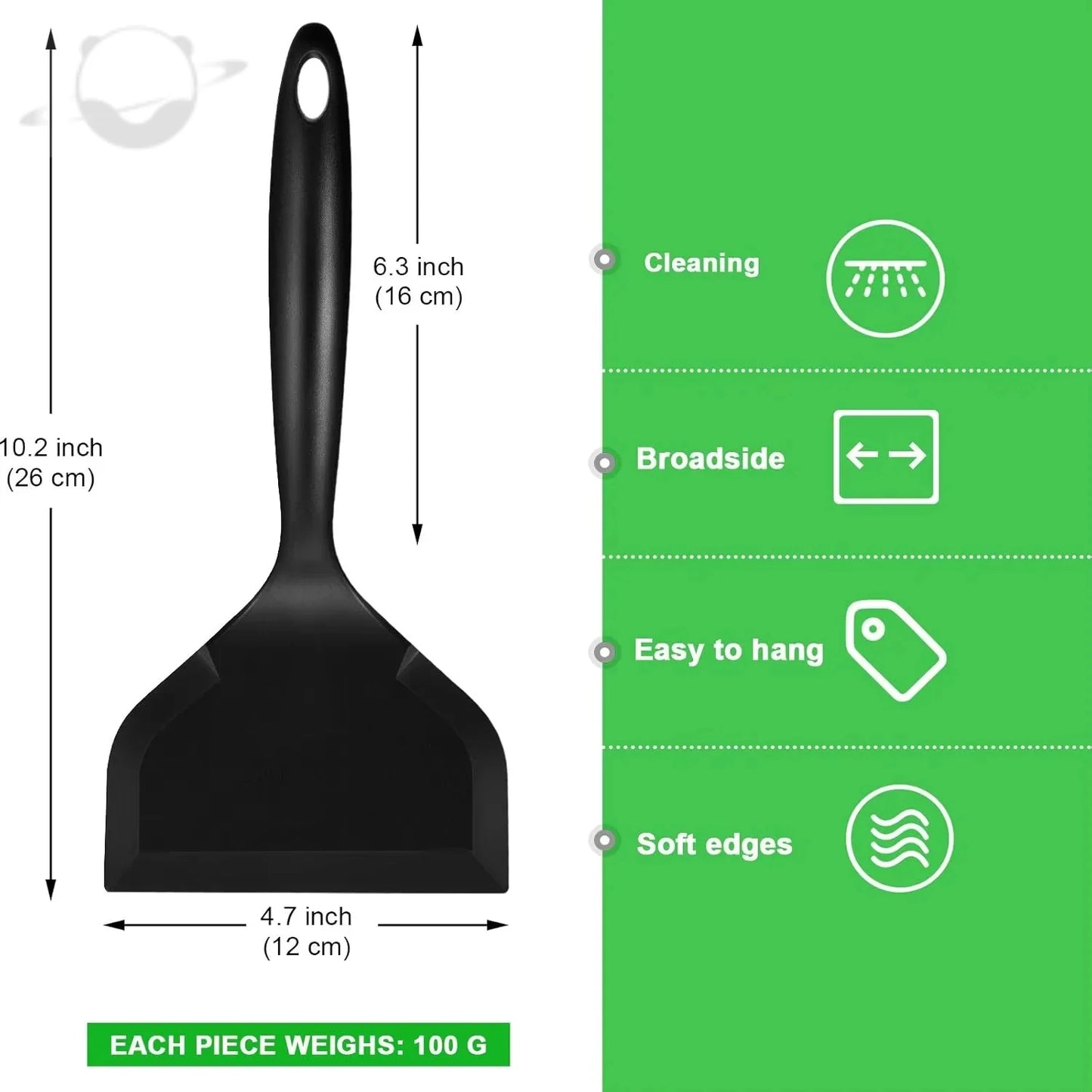 manufacturer  Wide Silicone Spatula Shovel Turner Nonstick Fried Shovel Fish Spatula Silicone Wide Flexible Turner for Nonstick Cookware Egg   Kitchen gadgets
